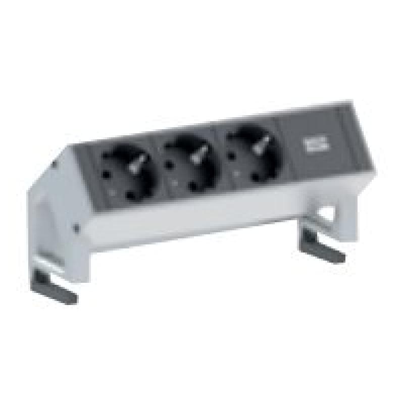BACHMANN Steckdosenleiste Desk2 3xSchuKo-Dosen Zul
