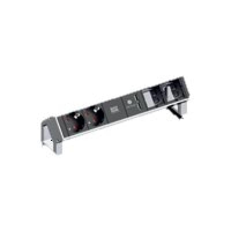 BACHMANN Steckdosenleiste Desk2 2xSchuKo-Dosen 1xU