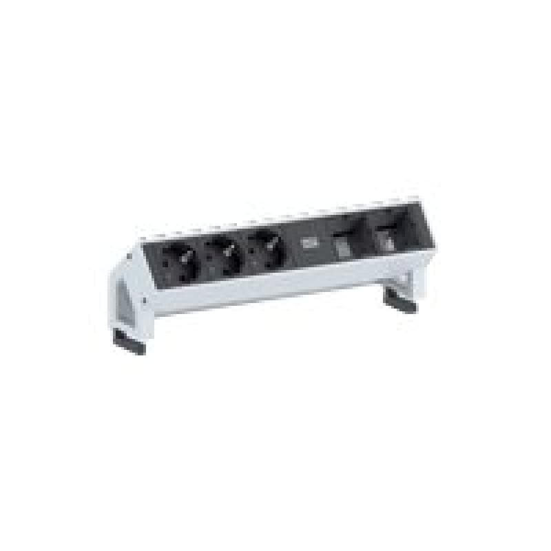BACHMANN Steckdosenleiste Desk2 3xUTE Dosen 35°
