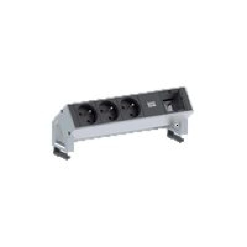 BACHMANN Steckdosenleiste Desk2 3xUTE Dosen 35°