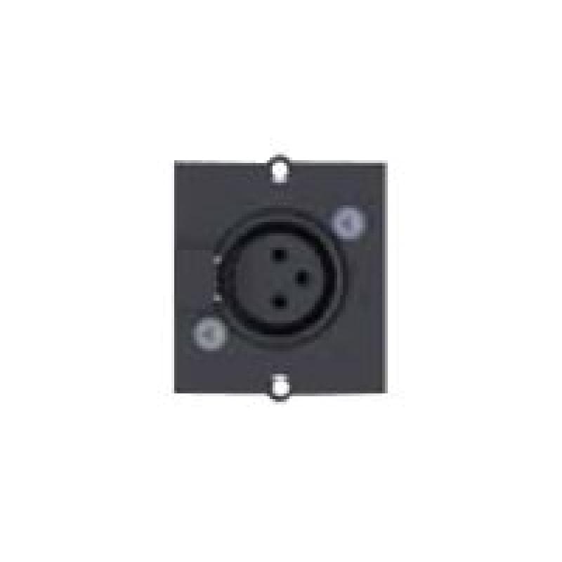 BACHMANN Rahmen XLR 3-polig Buchse Schraubklemme 3