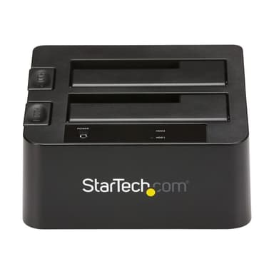 STARTECH.COM USB 3.1 (10 Gbit/s) Dual-bay Festplatten Dockingstation für 2,5 Zoll / 3,5 Zoll SATA SS