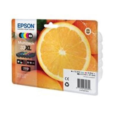 EPSON 33XL Multipack 5er Pack XL Schwarz, Gelb, Cyan, Magenta, Photo schwarz Tintenpatrone