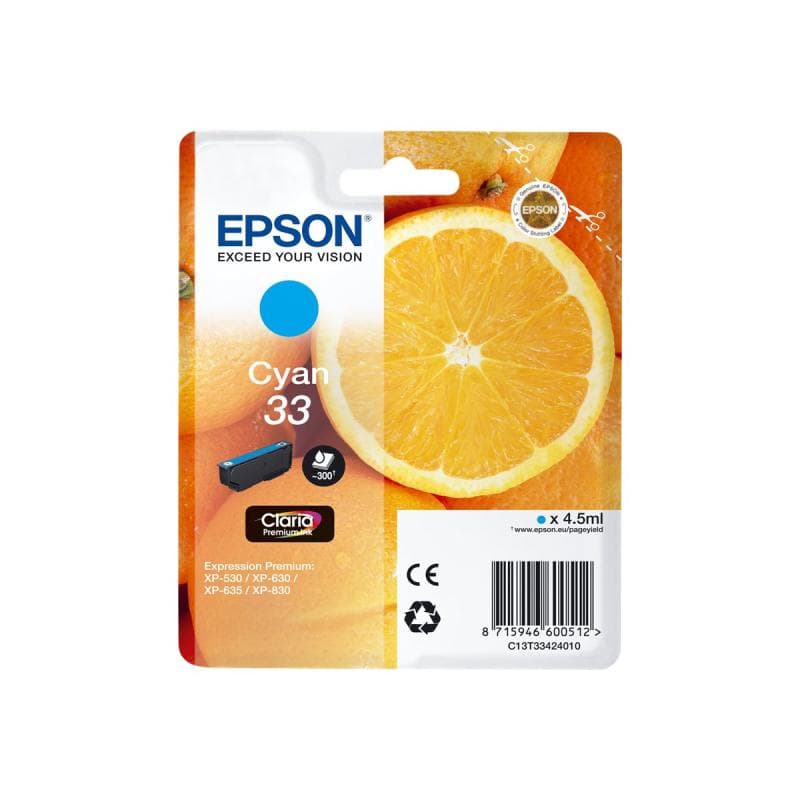 EPSON 33 Cyan Tintenpatrone
