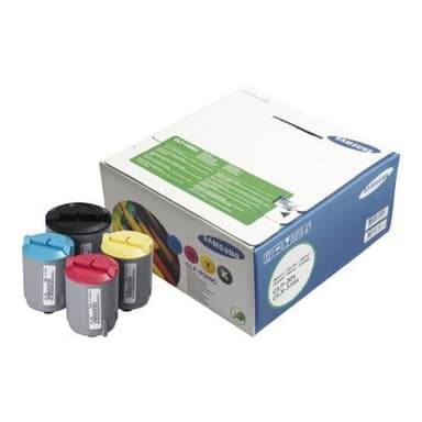 SAMSUNG CLP P300C Rainbow kit 4er Pack Schwarz, Gelb, Cyan, Magenta Tonerpatrone