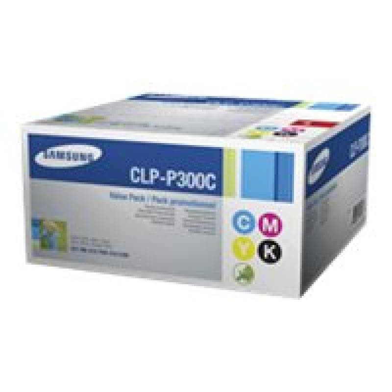 SAMSUNG CLP P300C Rainbow kit 4er Pack Schwarz, Gelb, Cyan, Magenta Tonerpatrone