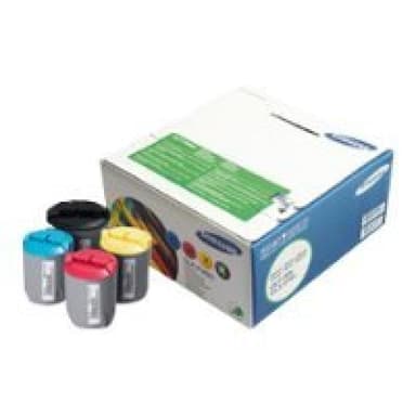 SAMSUNG CLP P300C Rainbow kit 4er Pack Schwarz, Gelb, Cyan, Magenta Tonerpatrone