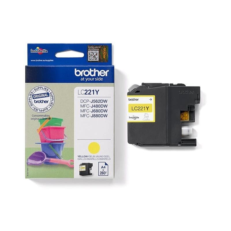 BROTHER LC221Y Gelb Tintenpatrone
