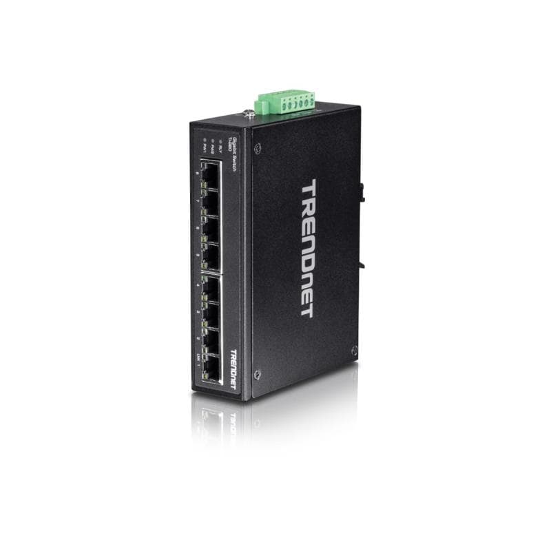TRENDNET 8-PORT HARDENED INDUSTRIAL