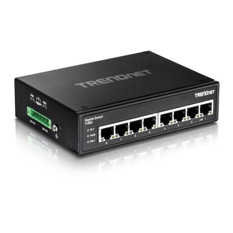 TRENDNET 8-PORT HARDENED INDUSTRIAL