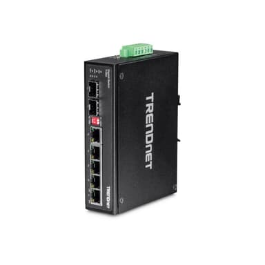TRENDNET 6-PORT HARD. IND. GBIT SWITCH