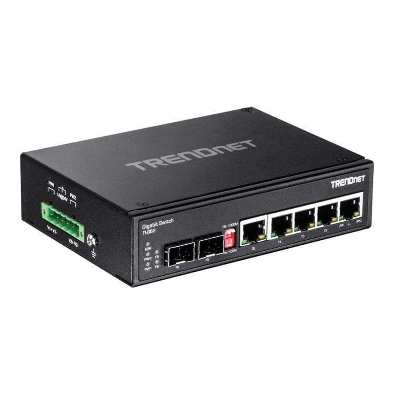 TRENDNET 6-PORT HARD. IND. GBIT SWITCH