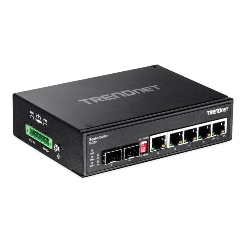 TRENDNET 6-PORT HARD. IND. GBIT SWITCH