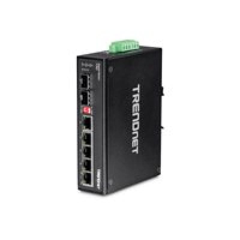 TRENDNET 6-PORT HARD. IND. GBIT SWITCH