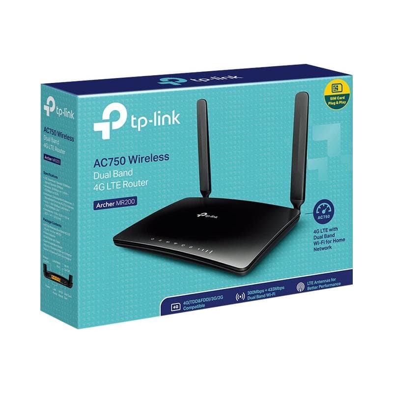 TP-LINK AC750 Wireless Dual Band 4G LTE Router