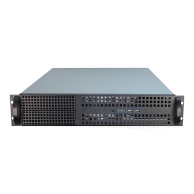 INTERTECH 48.3cm Inter-Tech IPC 2U-2129N  2HE ohne Netzteil Schwarz