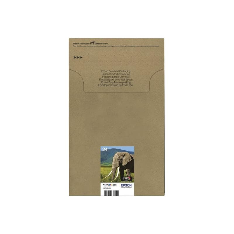 EPSON 24 Multipack Easy Mail Packaging 6er Pack Schwarz, Gelb, Cyan, Magenta, hell Magenta, hell