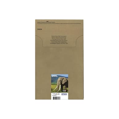 EPSON 24XL Multipack Easy Mail Packaging 6er Pack XL Schwarz, Gelb, Cyan, Magenta, hell Magenta,