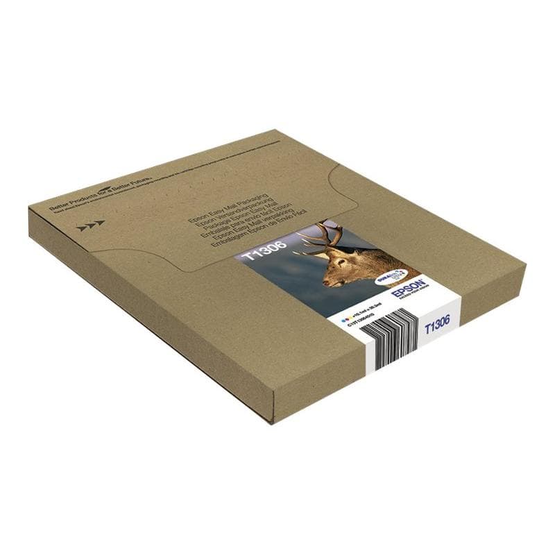 EPSON T1306 Multipack Easy Mail Packaging 3er Pack Gelb, Cyan, Magenta Tintenpatrone