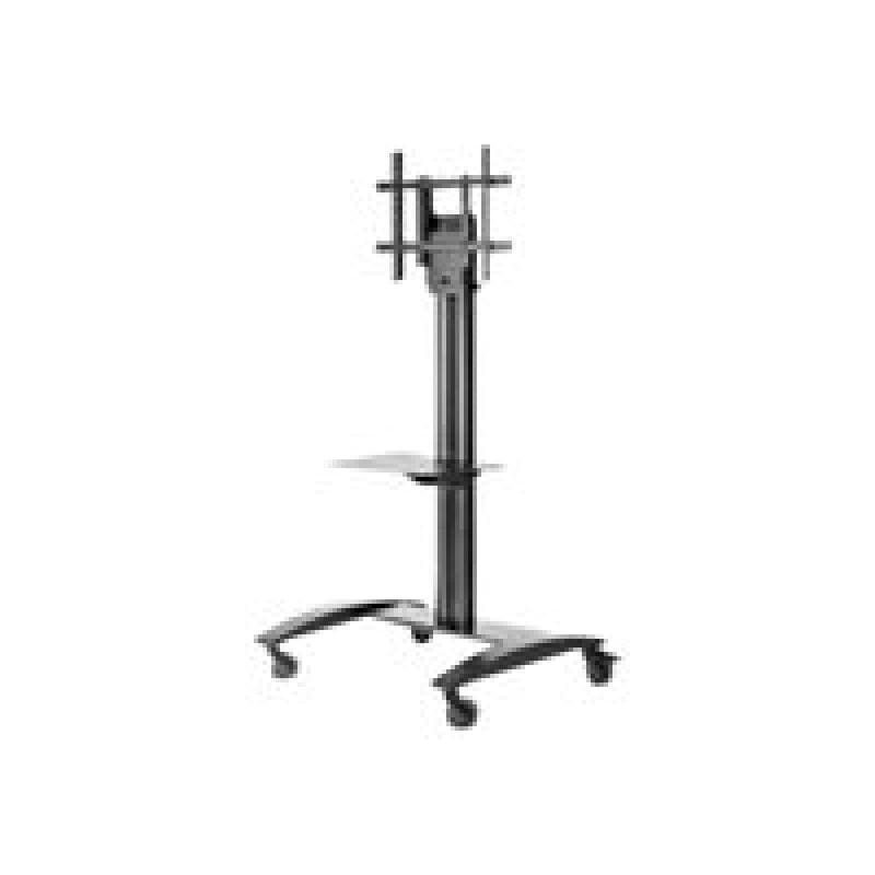 PEERLESS-AV PEERLESS SR575M fahrbarer Displayhalter 32 - 75 Zoll Höhenverstellbar mit Metallablage V