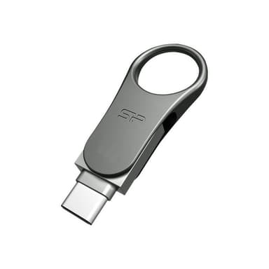 USB-Stick  32GB Silicon Power  C80  3.0 Silver Type C-Ready