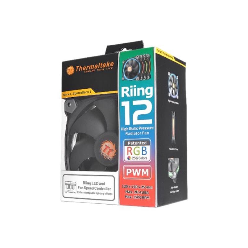 THERMALTAKE TT Riing 12 RGB 3erSet 120x120x25