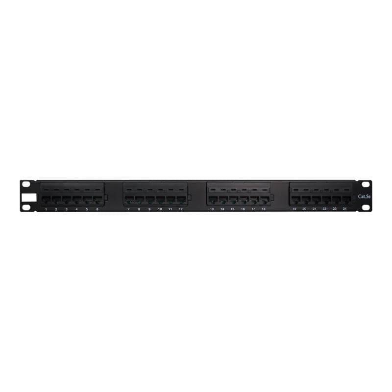 INTERTECH 19″ Patchpanel Inter-Tech Cat.5e UTP 24 Port AMP