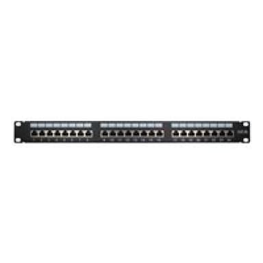 INTERTECH 19″ Patchpanel Inter-Tech Cat.5e STP 24 Port Metall