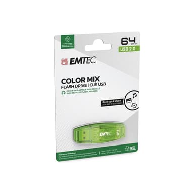 EMTEC USB-Stick 64GB EMTEC  C410 Green    2.0 USB 2.0