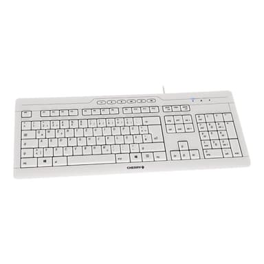 CHERRY Tas Cherry  Stream 3.0 Schweizer Layout grau