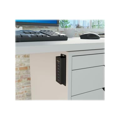 STARTECH.COM 7 Port USB 3.0 Hub - Metallgehäuse - Desktop oder Wandmontierbar - Kompakter 7-fach Ver