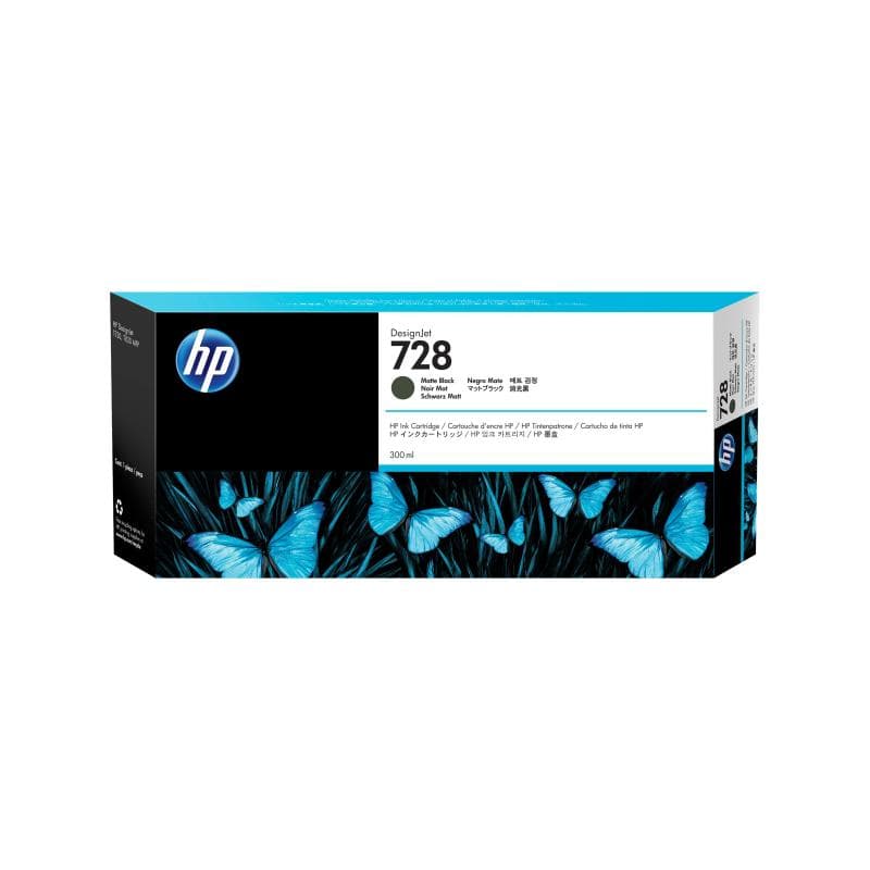 HP 728 mattschwarz DesignJet Tintenpatrone