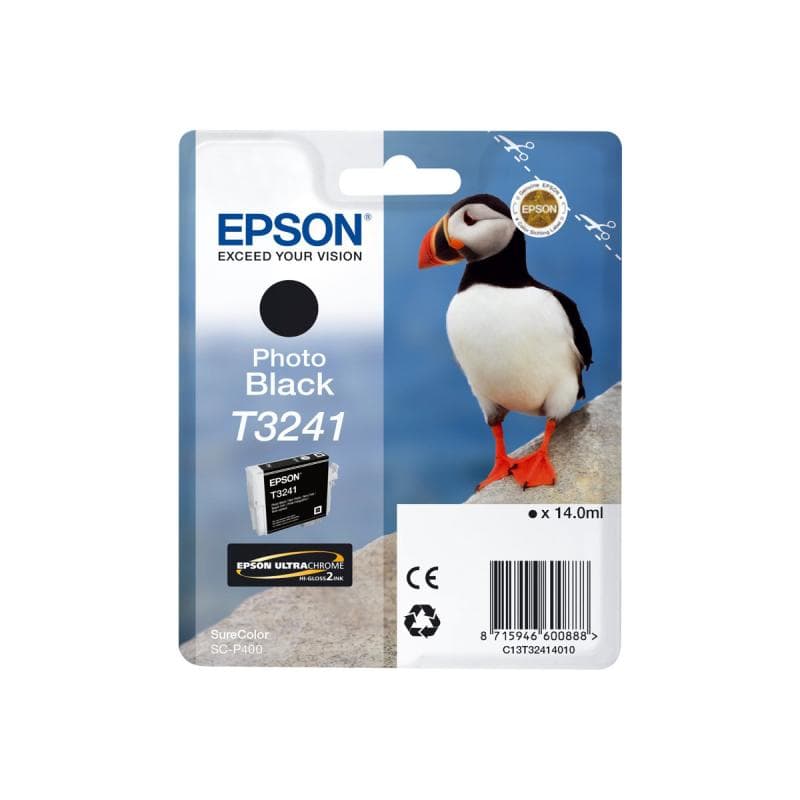 EPSON T3241 Schwarz Tintenpatrone
