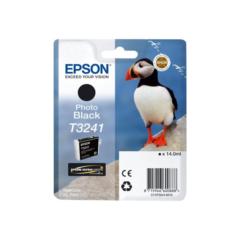 EPSON T3241 Schwarz Tintenpatrone
