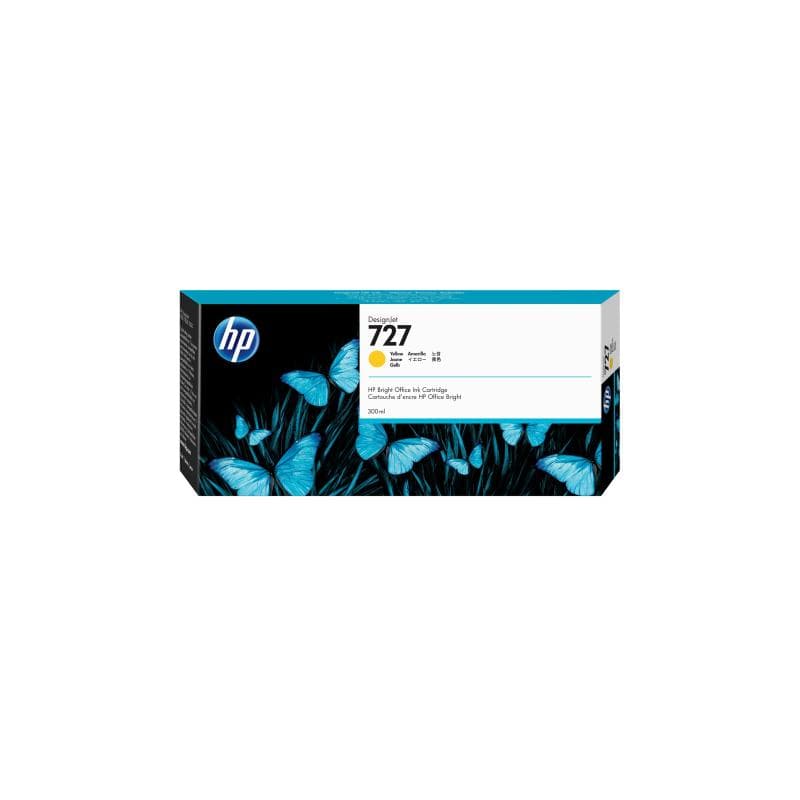 HP 727 Dye Based Yellow DesignJet Tintenpatrone