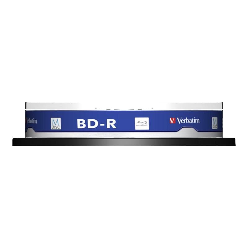 VERBATIM 10x M-Disc BD-R 25GB 4x Spindel inkjet printable