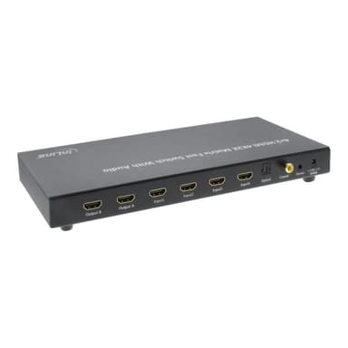 INLINE HDMI Matrix Umschalter elektronisch 4 Eingaenge auf 2 Ausgaenge 4K2K FullHD 3D