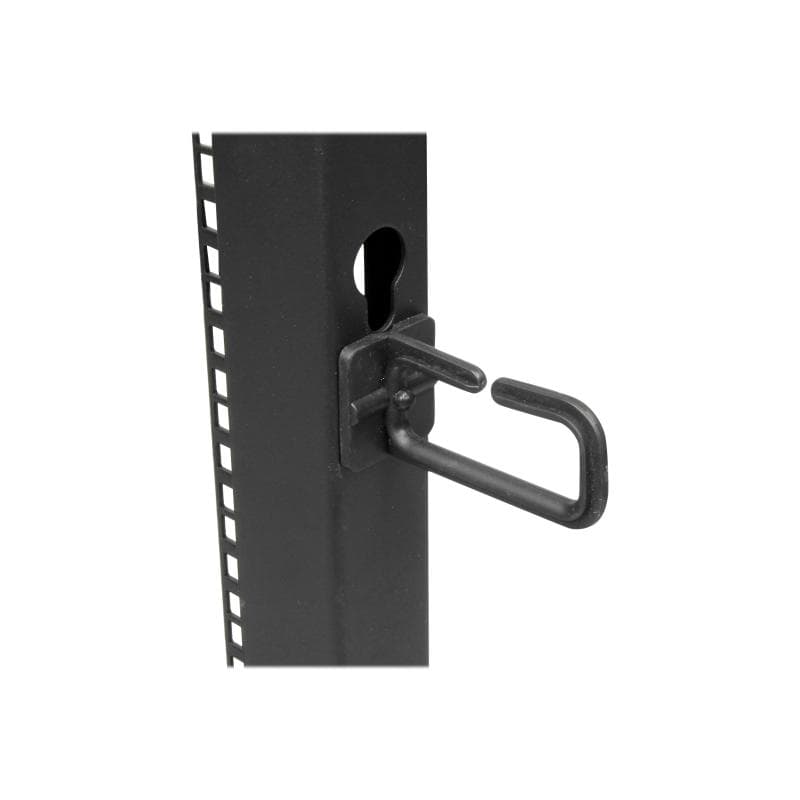 STARTECH.COM 12HE 4 Pfosten Open Frame Server Rack / Schrank tiefenverstellbar mit Rollen / Nivellie