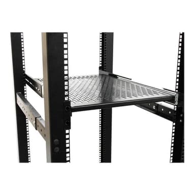 STARTECH.COM 2HE ausziehbarer Rack-Fachboden belüftet - 22.7kg - 19 Zoll Serverschrank Rack-Shelf -