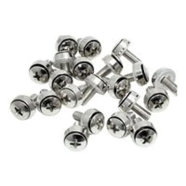 STARTECH.COM M6 x 12mm - Montageschrauben - 100er Pack - M6 Schrauben für Server Rack und Serverschr