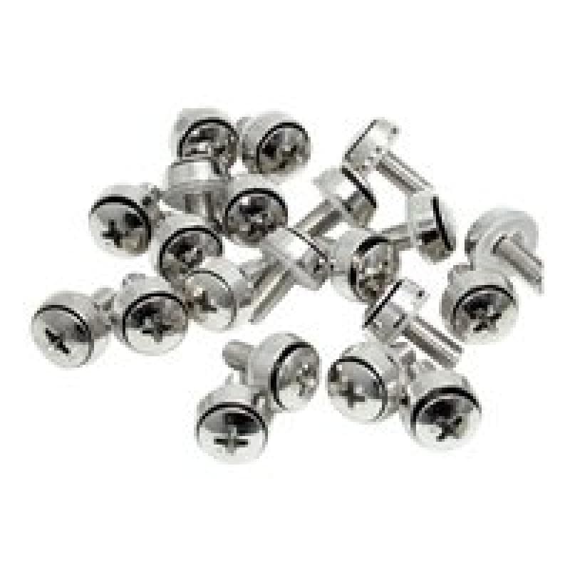 STARTECH.COM M6 x 12mm - Montageschrauben - 100er Pack - M6 Schrauben für Server Rack und Serverschr