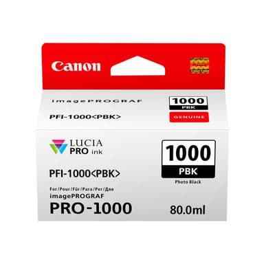 CANON PFI 1000 PBK Photo schwarz Tintenbehälter