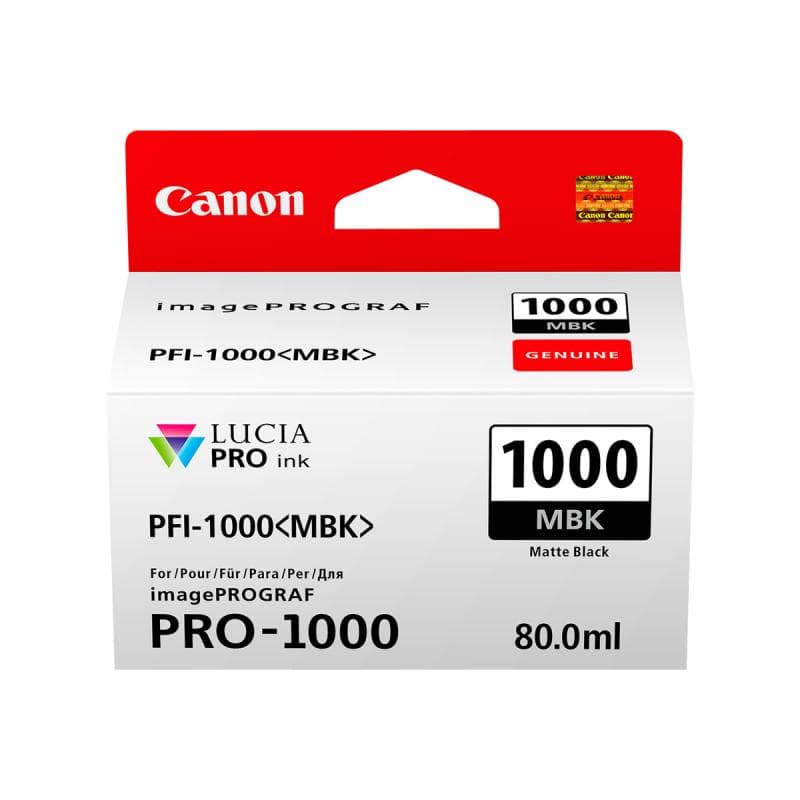 CANON PFI 1000 MBK mattschwarz Tintenbehälter