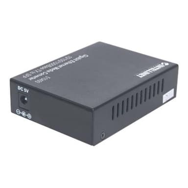 INTELLINET Gigabit Ethernet auf SFP Medienkonverter 10/100/1000Base-TX auf SFP-Slot SFP-Modul nicht