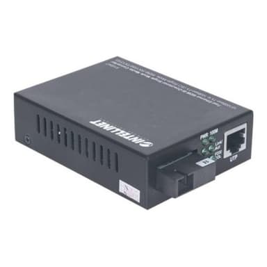 INTELLINET Fast Ethernet WDM bidirektionaler Singlemode Medienkonverter 10/100Base-TX auf 100Base-FX