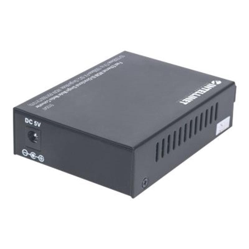 INTELLINET Fast Ethernet WDM bidirektionaler Singlemode Medienkonverter 10/100Base-TX auf 100Base-FX