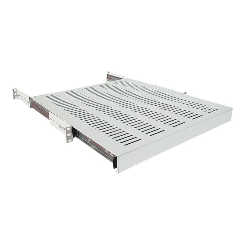 LOGILINK Fachboden 19″ Ausziehbar 800x483mm für 1000mm Schränke Grey