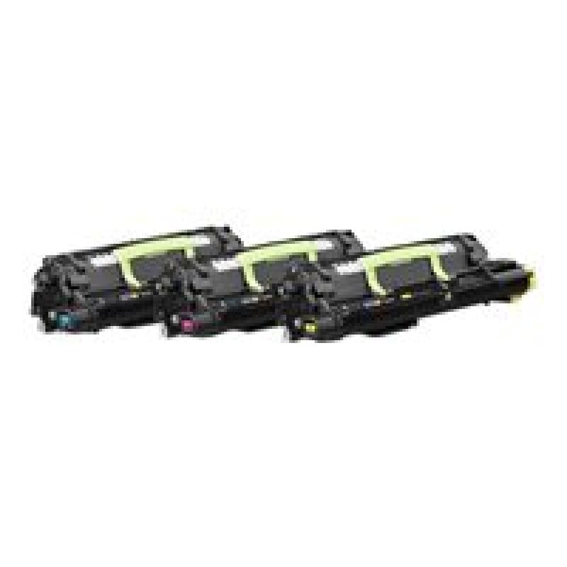 LEXMARK 3er Pack Gelb, Cyan, Magenta Tonerpatrone LCCP