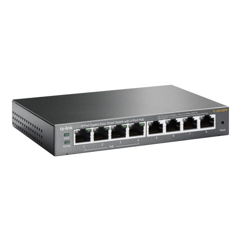 TP-LINK 8-Port Gigabit Easy Smart Switch with 4-Port PoE+