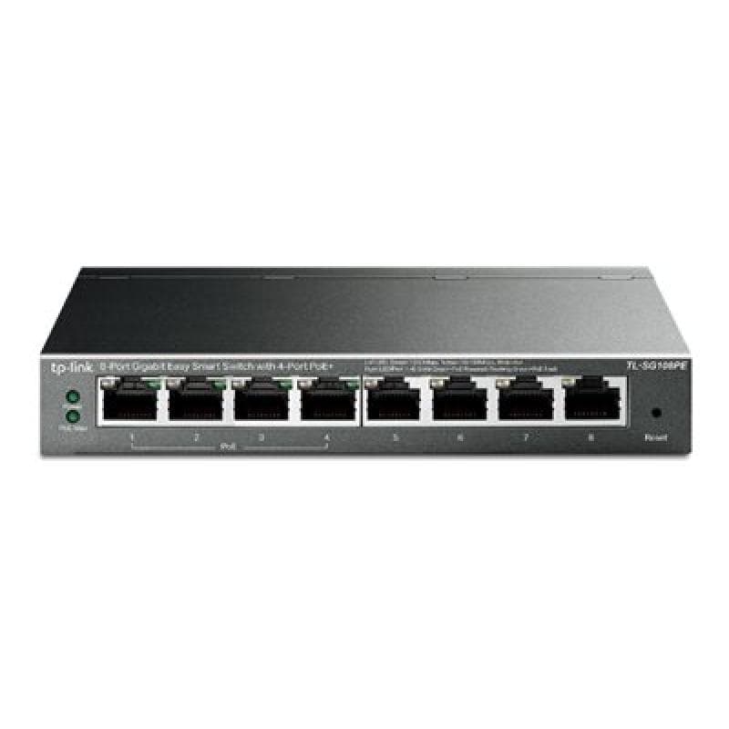 TP-LINK 8-Port Gigabit Easy Smart Switch with 4-Port PoE+